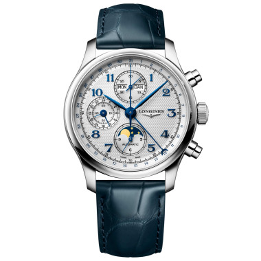         Damen- und Herrenuhr, Automatik, Longines LONGINES MASTER COLLECTION CHRONO MONOPUSHER