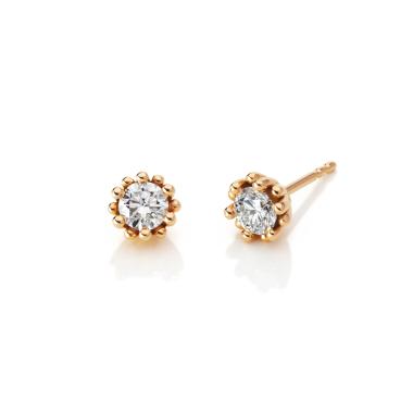 Ohrringe, Rotgold, Schmuckwerk Alpen Ohrstecker