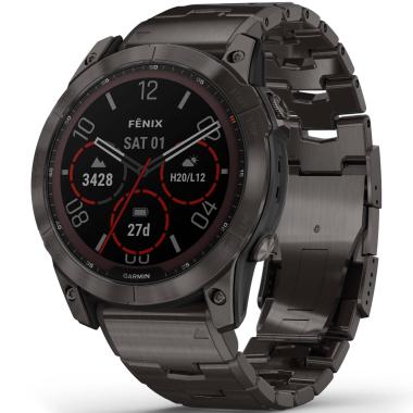 Herrenuhr, Quarzwerk, Garmin fēnix® 7X Sapphire Solar