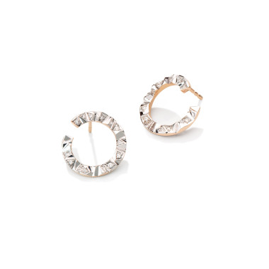 Ohrringe, Rotgold, Schmuckwerk Ohrstecker Alpen