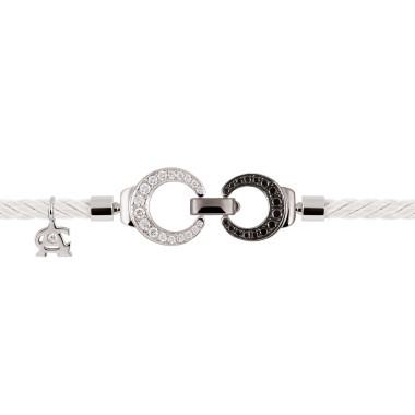         Weißgold, Armschmuck, Al Coro Mezzaluna Attrae Armband