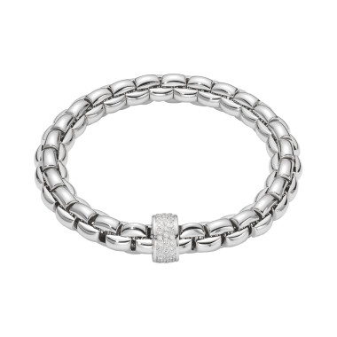 Weißgold, Armschmuck, FOPE Eka Flex'it Armband