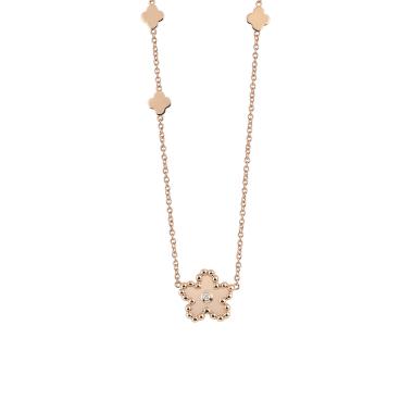 Halsschmuck, Roségold, Al Coro Palladio Collier
