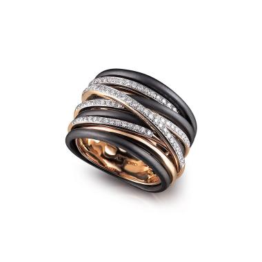 Ringe, Stahl, Al Coro Neraviglia Serenata Ring