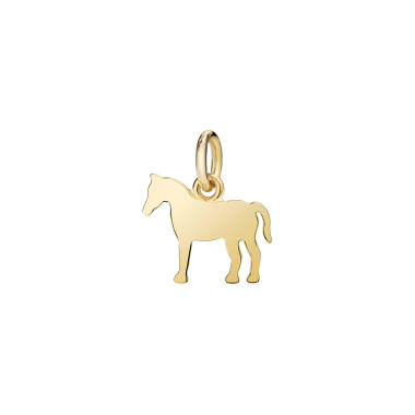         Gelbgold, Halsschmuck, DoDo Anhänger Pferd