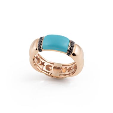 Ringe, Roségold, Al Coro La Piazza Ring
