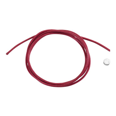 Accessoires/Sonstiges, Silber, DoDo Dünne Kordel aus Baumwolle