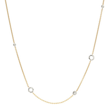 Halsschmuck, Platin, Schmuckwerk Alpen Halskette