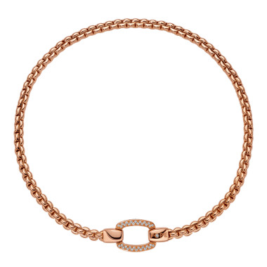         Roségold, Halsschmuck, FOPE Eka Flex'it Halskette