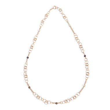         Roségold, Halsschmuck, Pomellato Sabbia Sautoir Halskette
