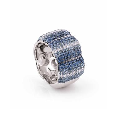 Ringe, Weißgold, Al Coro La Piazza Ring
