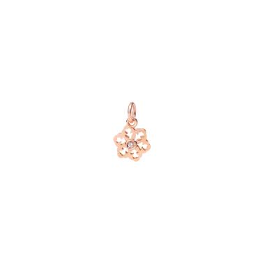 Halsschmuck, Roségold, DoDo Anhänger Schneeflocke
