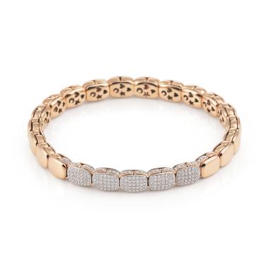 Armschmuck, Roségold, Al Coro La Piazza Armband