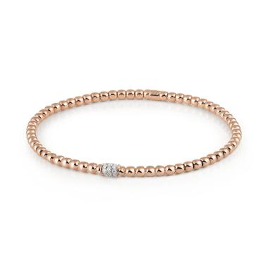 Armschmuck, Rotgold, Al Coro Stretchy Armband