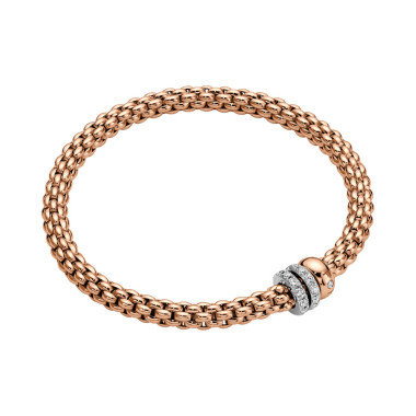 Armschmuck, Weißgold, FOPE Solo Flex'it Armband