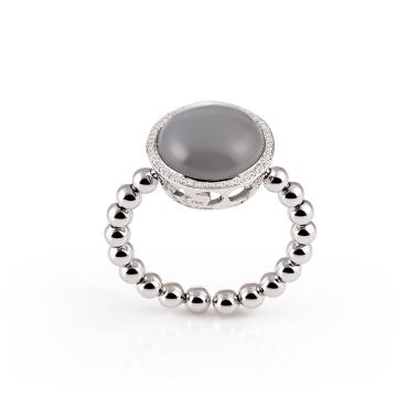 Ringe, Weißgold, Al Coro Palladio Ring