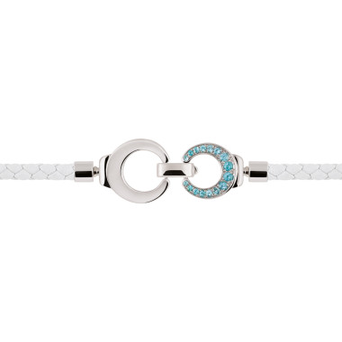         Weißgold, Armschmuck, Al Coro Mezzaluna Attrae Armband