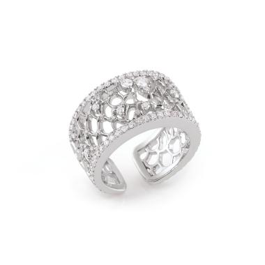 Ringe, Weißgold, Al Coro Ring