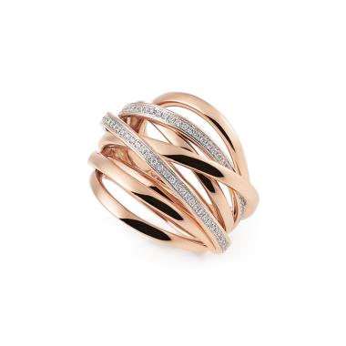 Ringe, Roségold, Al Coro Serenata Ring