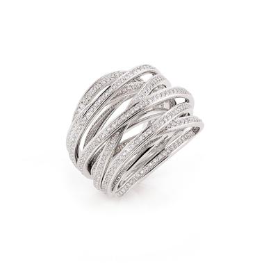 Ringe, Weißgold, Al Coro Serenata Ring