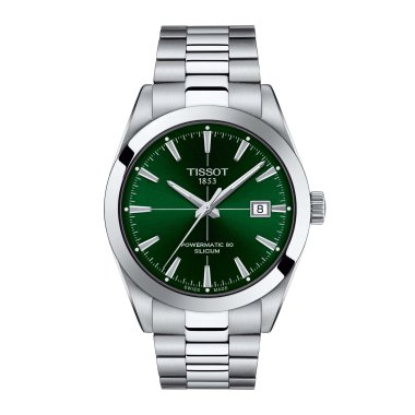Herrenuhr, Automatik, Tissot Gentleman Powermatic 80 Silicium