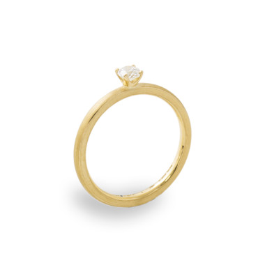        Gelbgold, Ringe, Schmuckwerk Alpen Solitairering