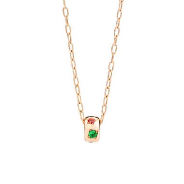 Halsschmuck, Roségold, Pomellato Iconica Halskette mit Anhänger