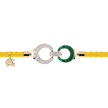         Gelbgold, Armschmuck, Al Coro Mezzaluna Attrae Armband