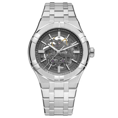         Damen- und Herrenuhr, Automatik, Maurice Lacroix Aikon Automatic Skeleton