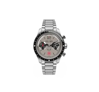 Handaufzug, Echo/Neutra 1956 Warmes Grau Chronograph