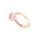 Pomellato Nudo Rosenquarz kleiner Ring - Bild 2