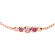 DoDo Armband Bollicine Roségold bunte Steine - Bild 2