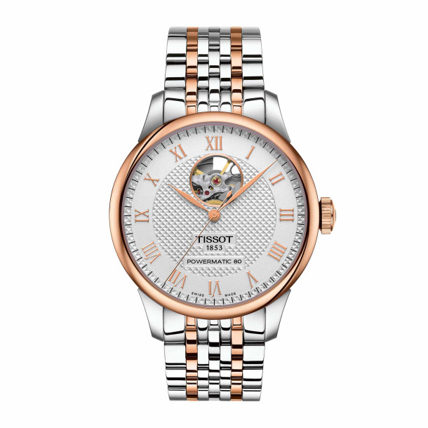         Herrenuhr, Automatik, Tissot Le Locle Open Heart 39.3mm