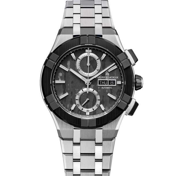         Herrenuhr, Automatik, Maurice Lacroix Aikon-IC Carbon UD Chronograph