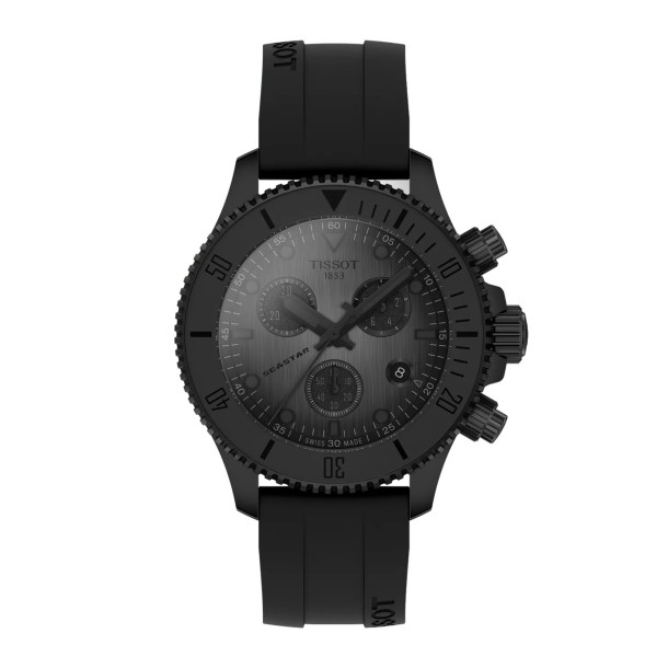         Damen- und Herrenuhr, Quarzwerk, Tissot Seastar 1000 38mm