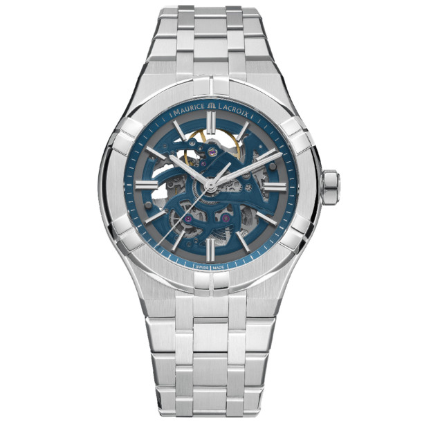         Damen- und Herrenuhr, Automatik, Maurice Lacroix Aikon Automatic Skeleton