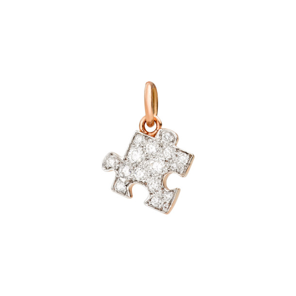         Roségold, Halsschmuck, DoDo Anhänger Puzzle „Precious“