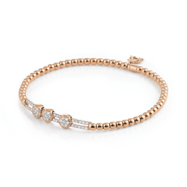         Roségold, Armschmuck, Al Coro Stretchy Armband
