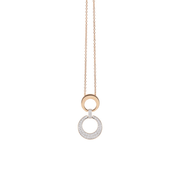         Roségold, Halsschmuck, Al Coro Mezzaluna Collier