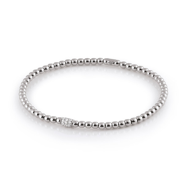         Weißgold, Armschmuck, Al Coro Stretchy Armband