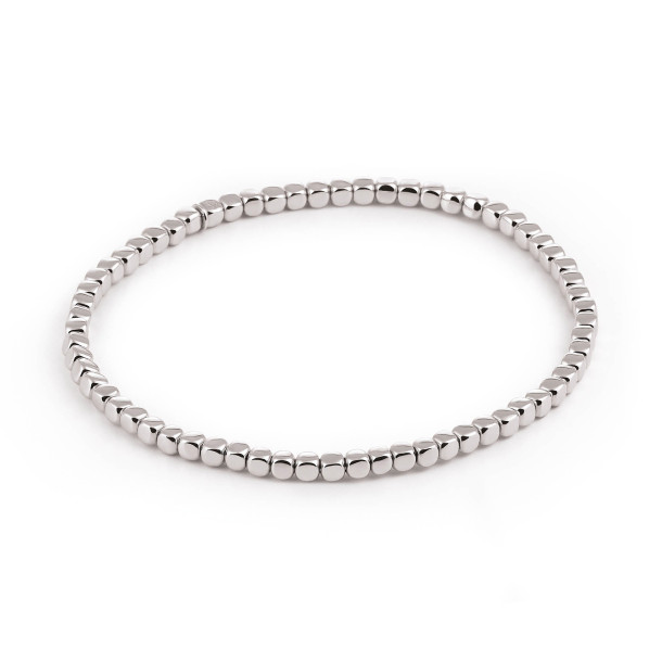         Weißgold, Armschmuck, Al Coro Stretchy Men Armband