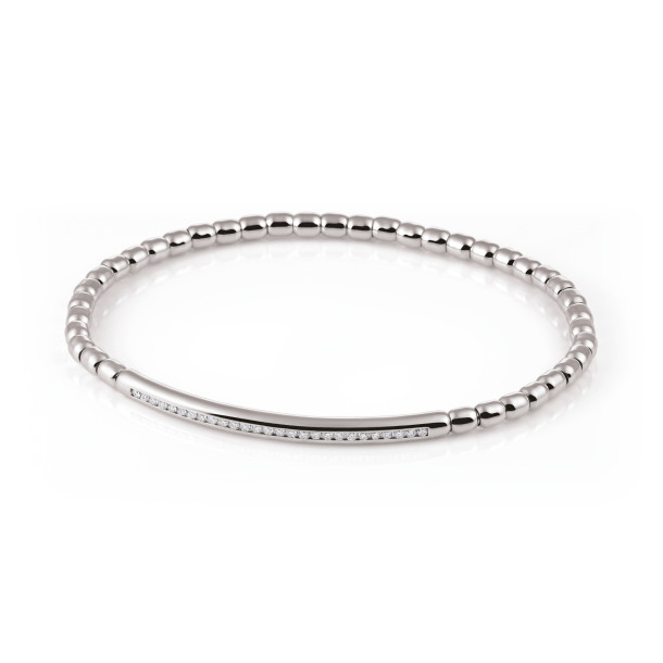         Weißgold, Armschmuck, Al Coro Stretchy Men Armband
