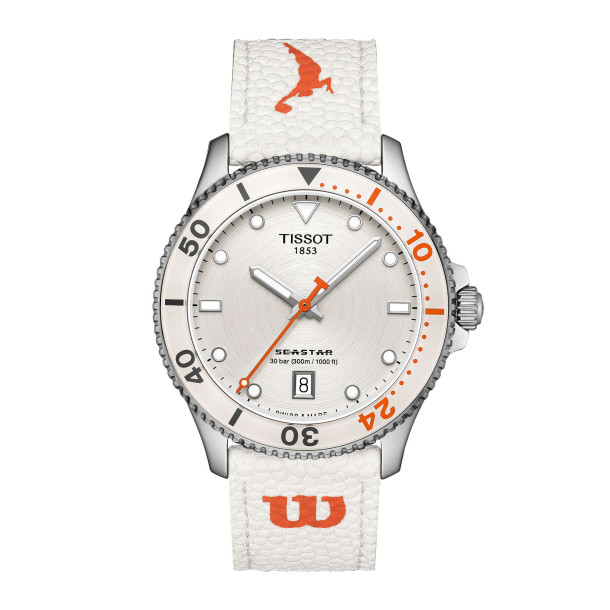         Damen- und Herrenuhr, Quarzwerk, Tissot Seastar Wilson WNBA