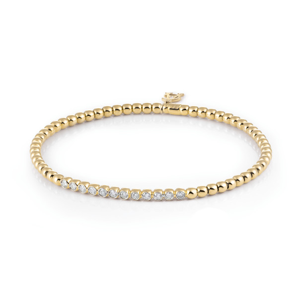         Gelbgold, Armschmuck, Al Coro Stretchy Armband