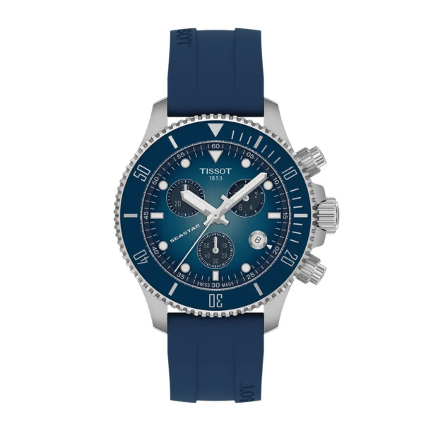         Damen- und Herrenuhr, Quarzwerk, Tissot Seastar 1000 38mm