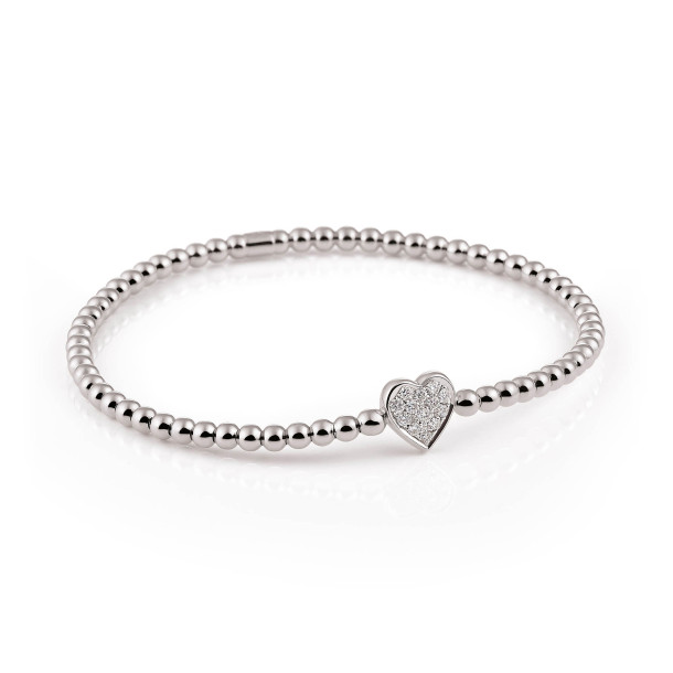         Weißgold, Armschmuck, Al Coro Stretchy Armband