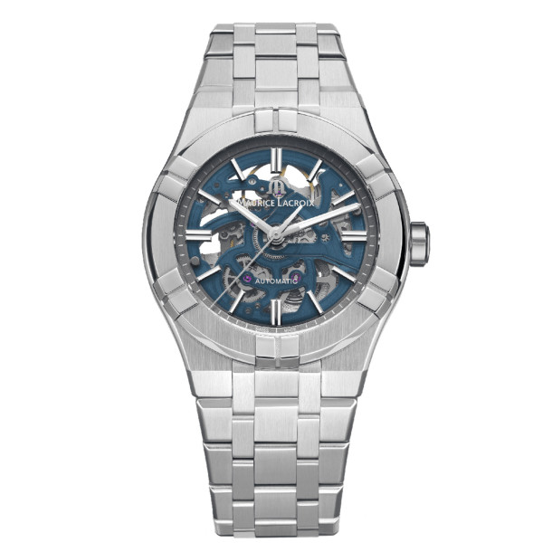        Damen- und Herrenuhr, Automatik, Maurice Lacroix Aikon Automatic Skeleton