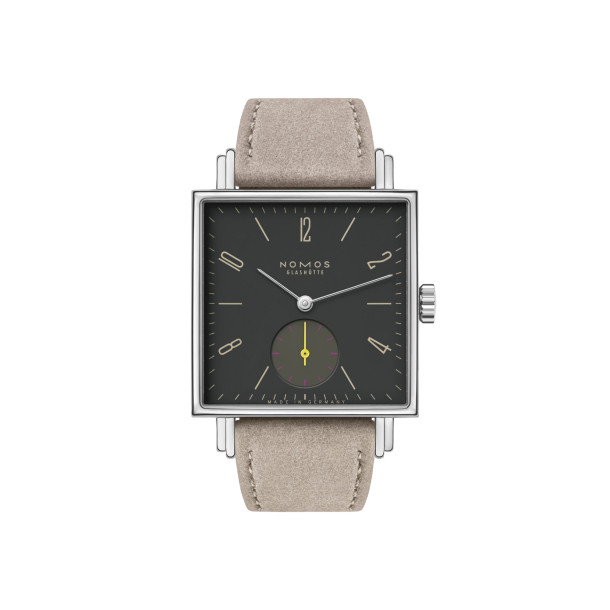         Damenuhr, Handaufzug, NOMOS Glashütte Tetra Basalt