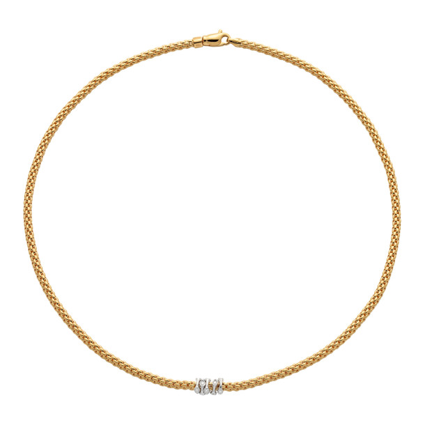         Gelbgold, Halsschmuck, FOPE Prima Flex'it Collier
