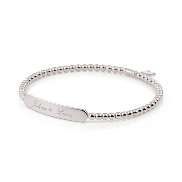         Weißgold, Armschmuck, Al Coro Stretchy Armband